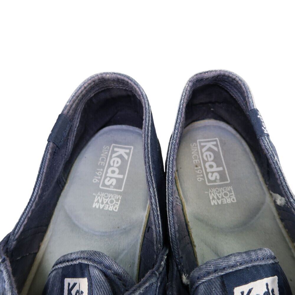 Keds Shoes Womens 8 Slip On Sneakers Casual Canvas Dream Foam Memory Active Blue - Picture 14 of 15